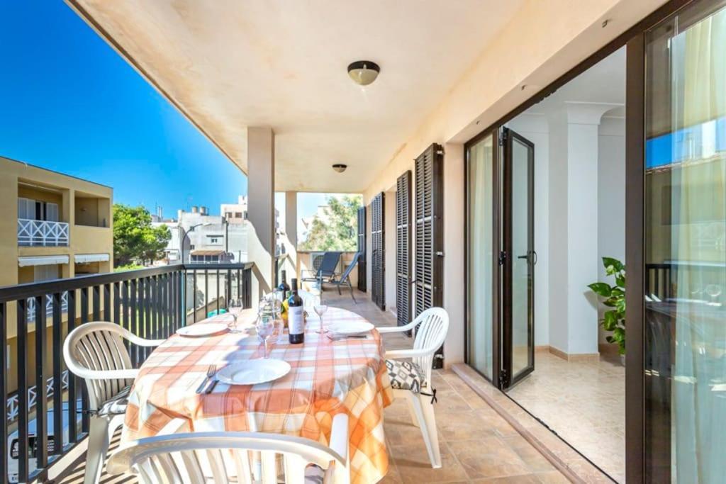 G2 Practico Apartamento En Mallorca Cerca De Las Mejores Playas 科洛尼亚圣霍尔迪 外观 照片